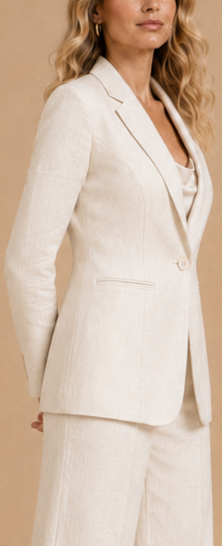 Detalhe do Blazer Princesa Forrado