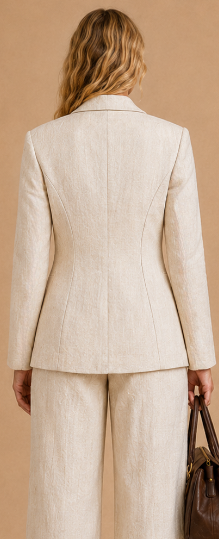 Detalhe do Blazer Princesa Forrado
